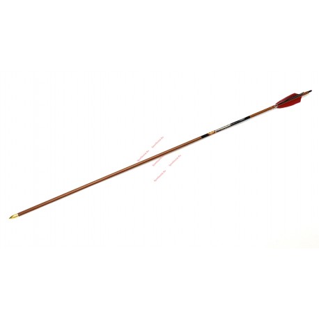 Стрела для лука Musen Traditional 6.2 Carbon 32" turkey feather 4"