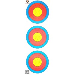 Мишень вертикальная 3*20 бумажная 2 класса