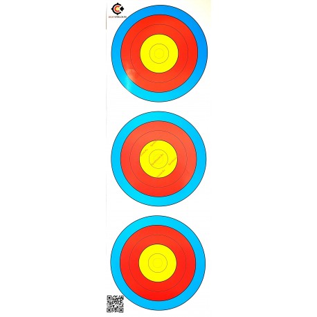 Мишень вертикальная 3*20 бумажная 1 класса