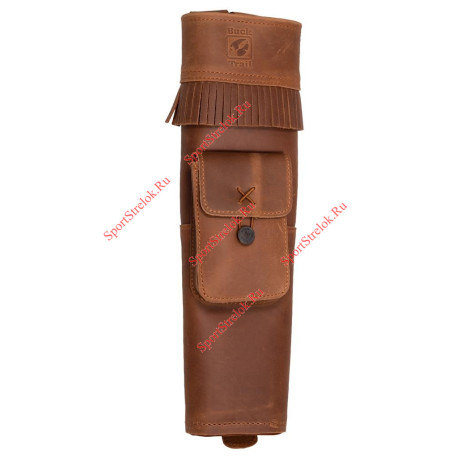 Колчан для стрел Buck Trail WNOTA заспинный из натуральной кожи