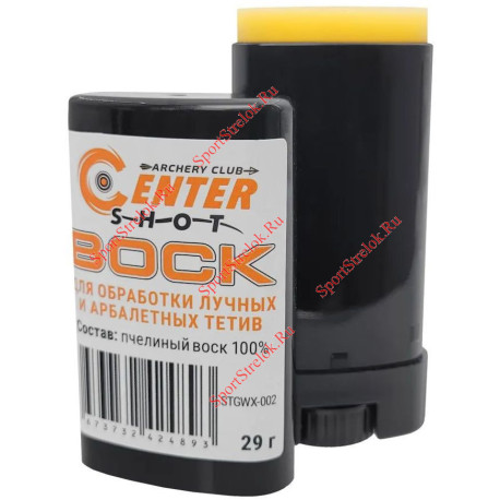 Воск натуральный пчелиный для тетивы Centershot 29 грамм